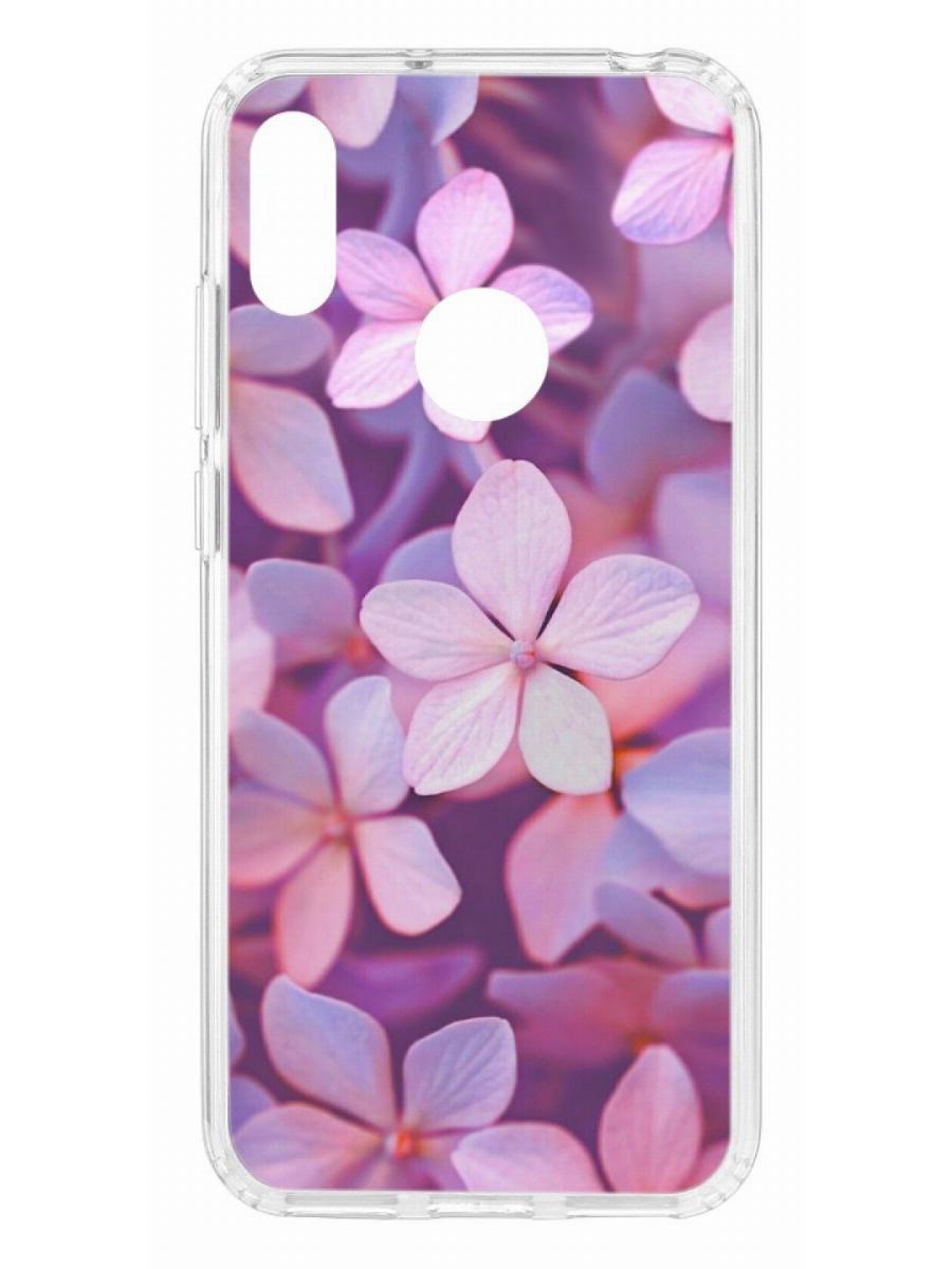 

Чехол на Huawei Y6 2019 Kruche Print Гортензия