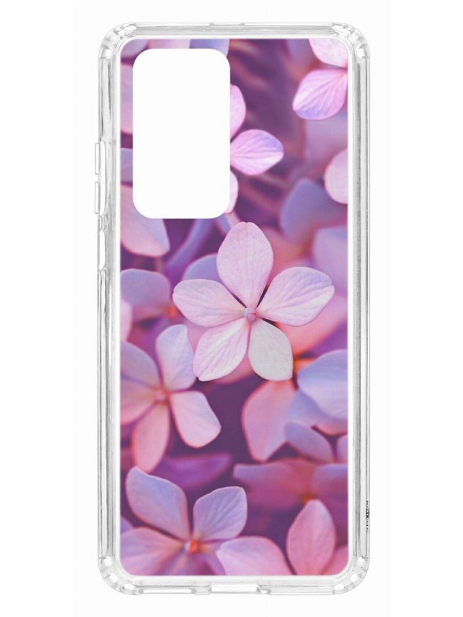 

Чехол на Huawei P40 Pro Kruche Print Гортензия