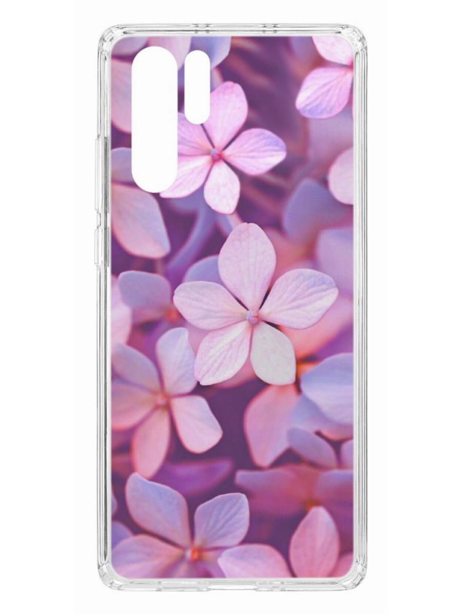 

Чехол на Huawei P30 Pro Kruche Print Гортензия