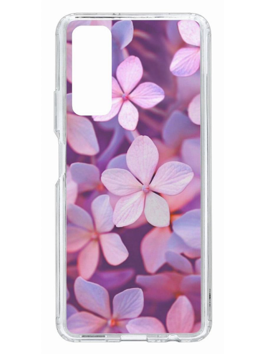 

Чехол на Huawei P Smart 2021 Kruche Print Гортензия