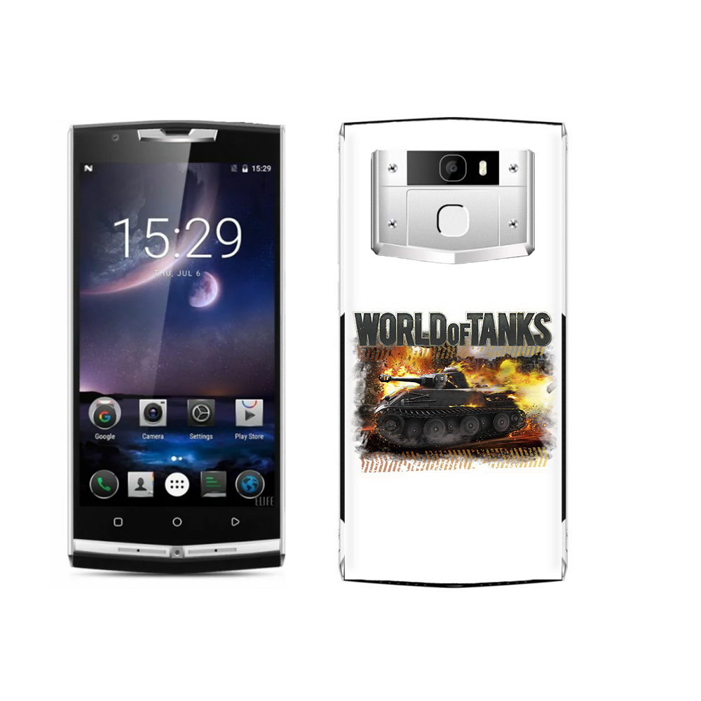 

Чехол MyPads Tocco для Oukitel K10000 Pro Мир танков-2, Прозрачный, Tocco