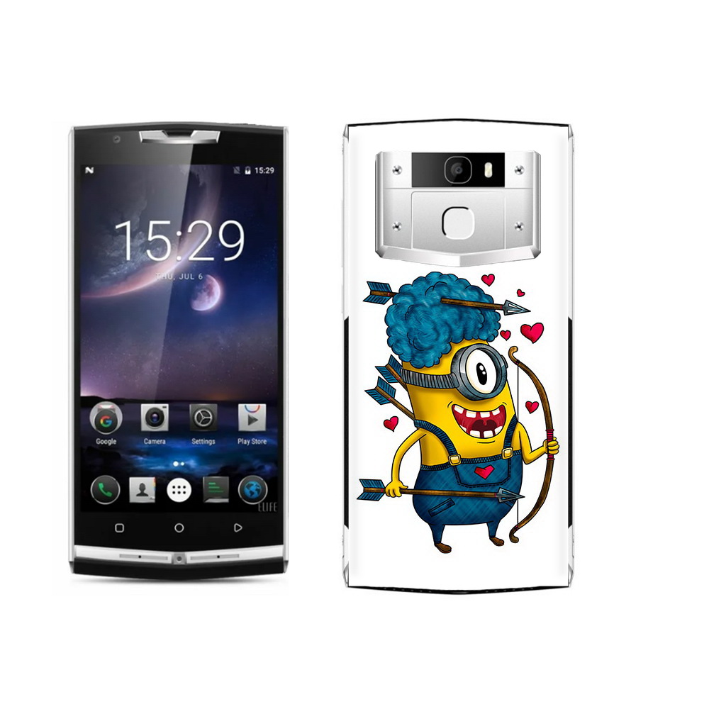 

Чехол MyPads Tocco для Oukitel K10000 Pro Миньон купидон, Прозрачный, Tocco