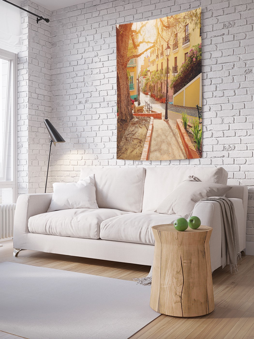 

Вертикальное фотопанно на стену JoyArty Пуэрториканские улицы 150x200 см, Пуэрториканские улицы