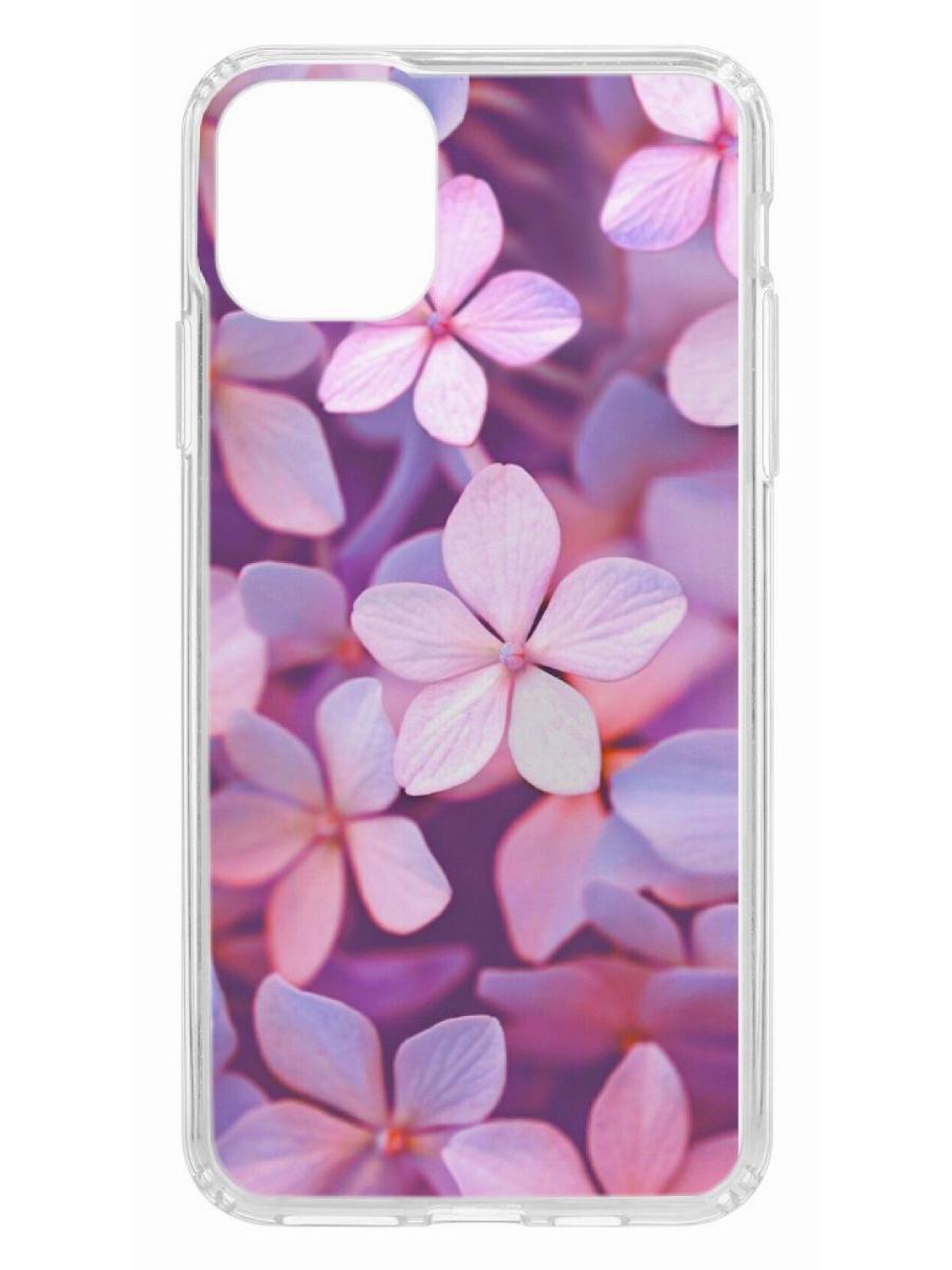 Чехол на Apple iPhone 11 Pro Max Kruche Print Гортензия