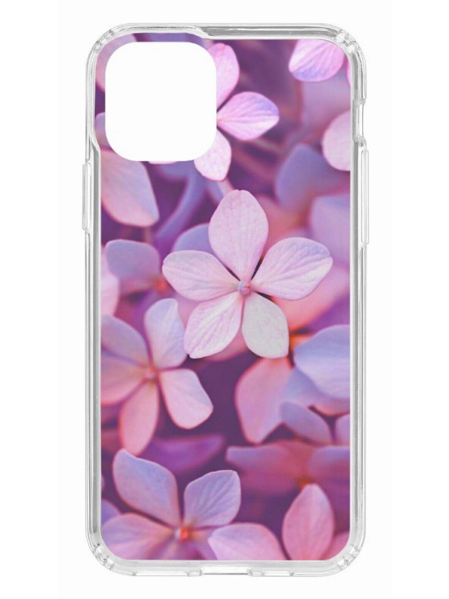 Чехол на Apple iPhone 11 Pro Kruche Print Гортензия