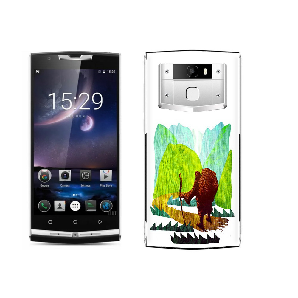 

Чехол MyPads Tocco для Oukitel K10000 Pro Лесная тропа, Прозрачный, Tocco
