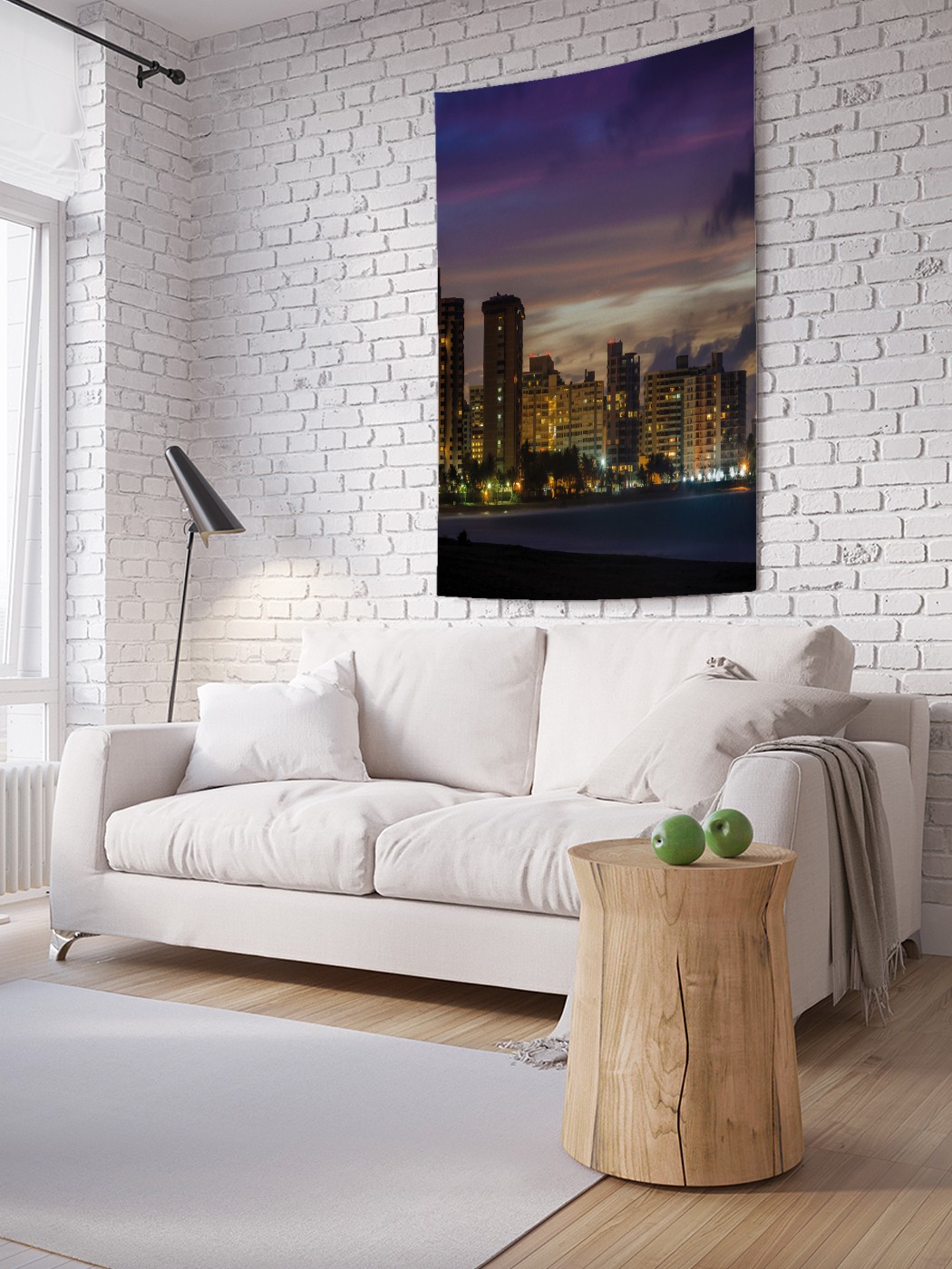 

Вертикальное фотопанно на стену JoyArty Пуэрториканская панорама 150x200 см, Пуэрториканская панорама