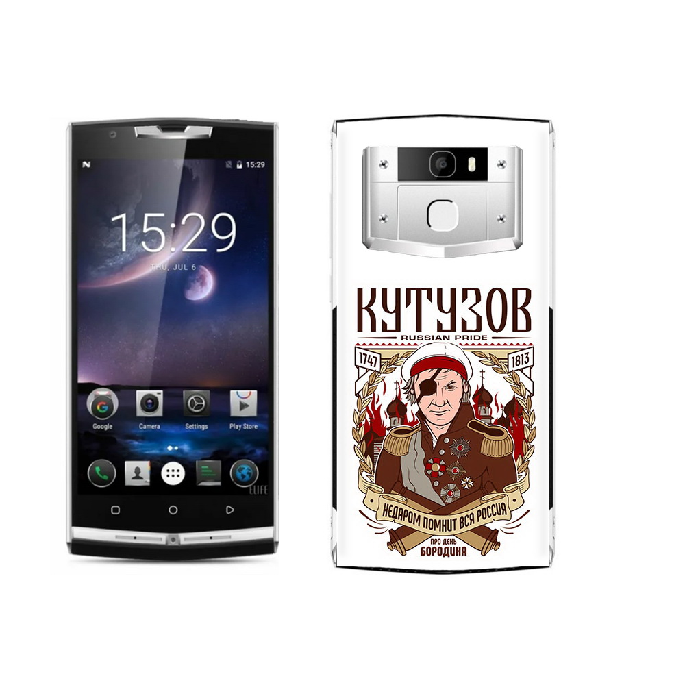 

Чехол MyPads Tocco для Oukitel K10000 Pro Кутузов, Прозрачный, Tocco