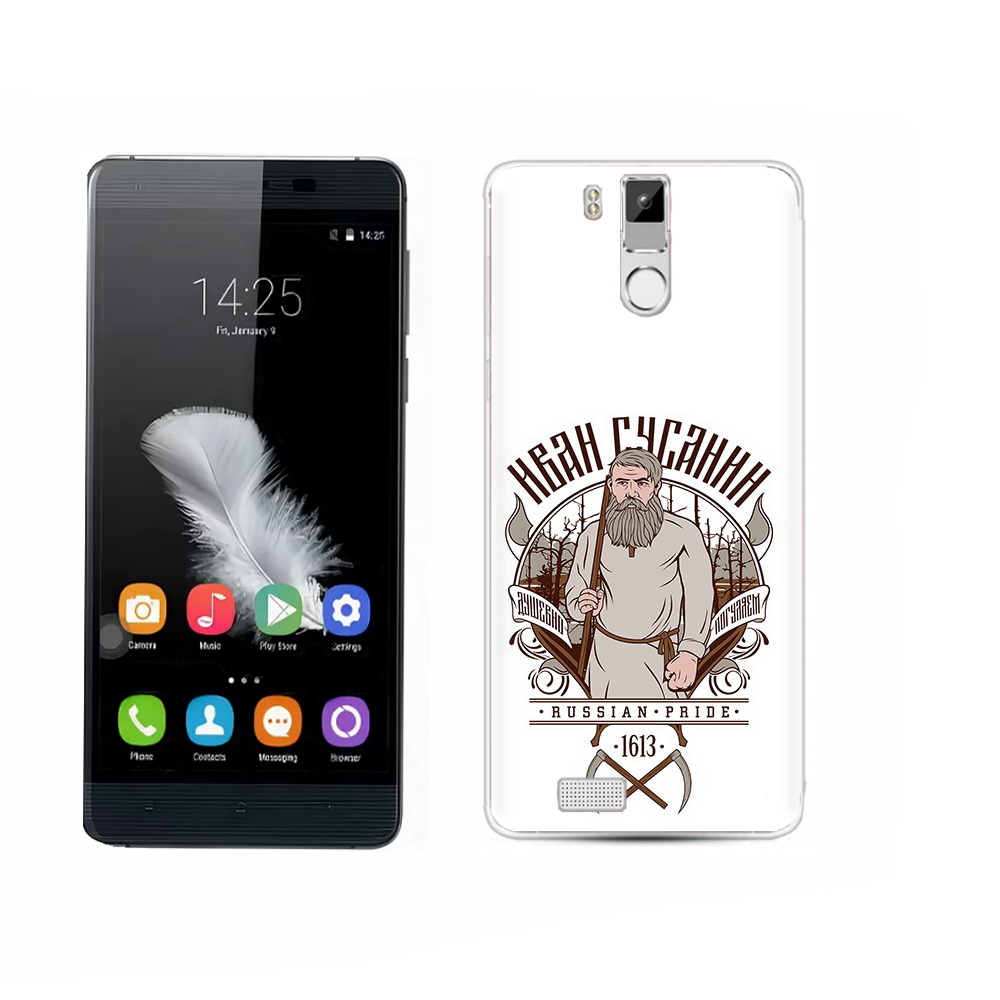 

Чехол MyPads Tocco для Oukitel K6000 Pro Иван Сусанин, Прозрачный, Tocco