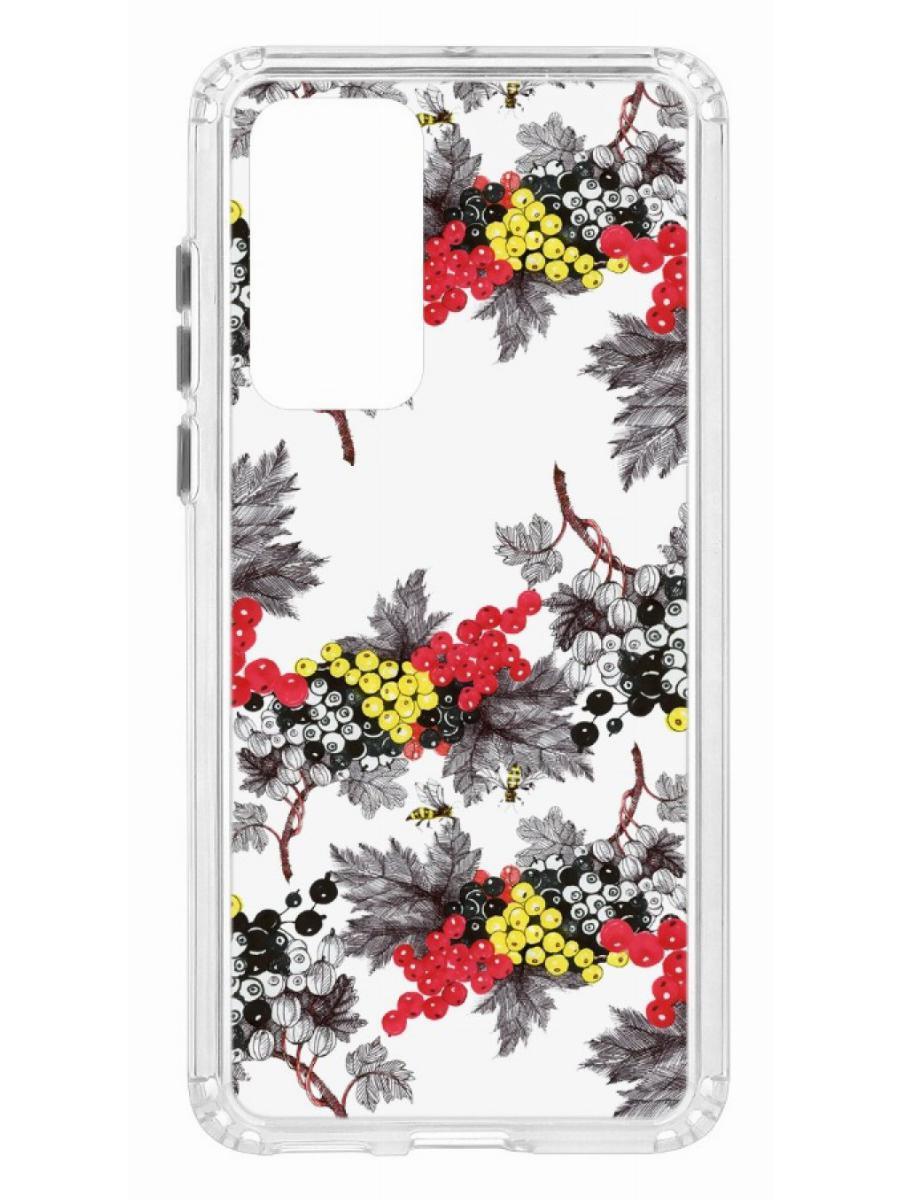 фото Чехол на huawei p40 kruche print смородина кruче