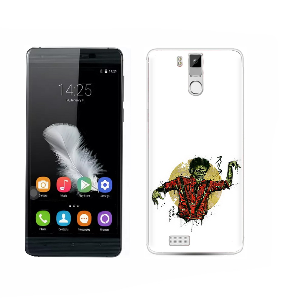 

Чехол MyPads Tocco для Oukitel K6000 Pro Зомби, Прозрачный, Tocco
