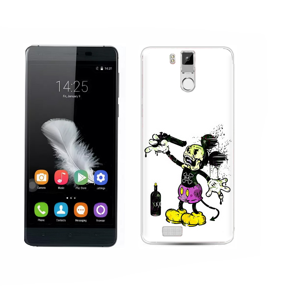 

Чехол MyPads Tocco для Oukitel K6000 Pro Драг Микки, Прозрачный, Tocco