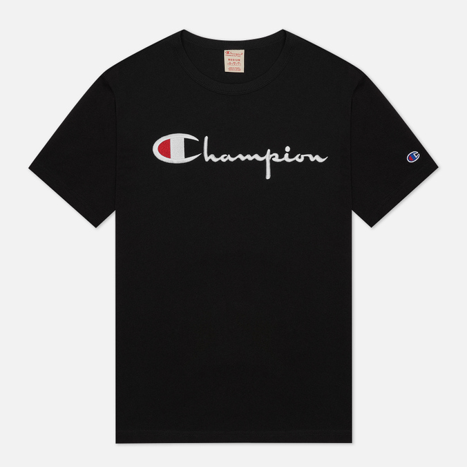 

Футболка мужская Champion Reverse Weave 210972 черная S, 210972