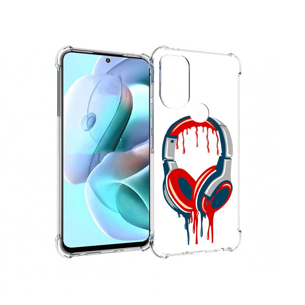 

Чехол MyPads Tocco для Motorola Moto G71 не делай громко (PT227080.353.517), Прозрачный, Tocco