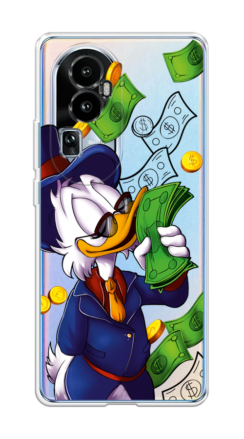 

Чехол на Oppo Reno 10 "Scrooge McDuck with Money", Синий;зеленый;белый, 2514550-6