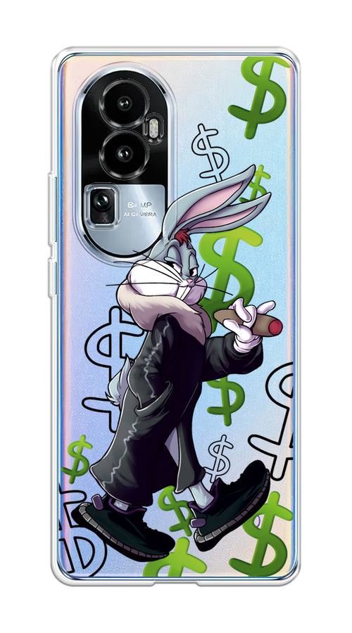 

Чехол на Oppo Reno 10 "Rich Bugs Bunny", Зеленый;черный;голубой, 2514550-6