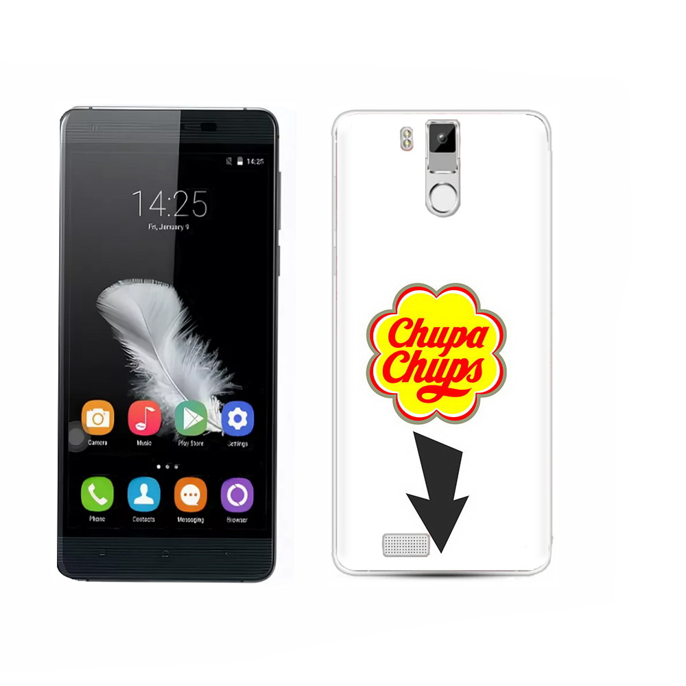 

Чехол MyPads Tocco для Oukitel K6000 Pro чупа чупс, Прозрачный, Tocco