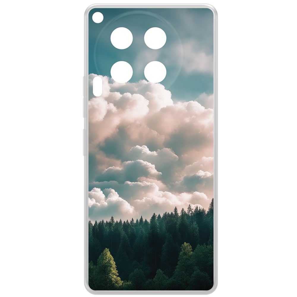 

Чехол-накладка Krutoff Clear Case Облачно для TECNO Camon 30, Прозрачный