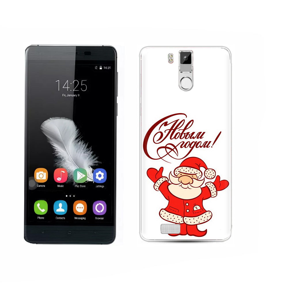 Чехол MyPads Tocco для Oukitel K6000 Pro Добрый дед мороз с новым годом 2023