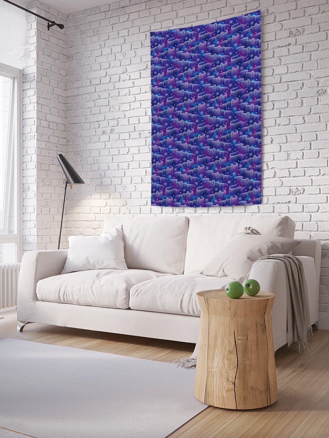 

Вертикальное фотопанно на стену JoyArty Зимнее сияние 150x200 см, Зимнее сияние