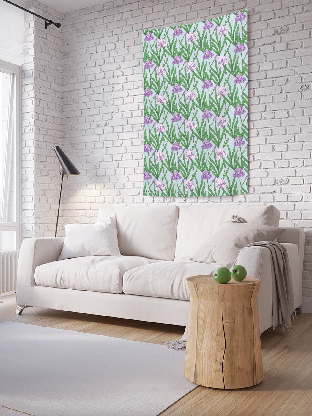 

Вертикальное фотопанно на стену JoyArty Поляна ирисов 150x200 см, Поляна ирисов