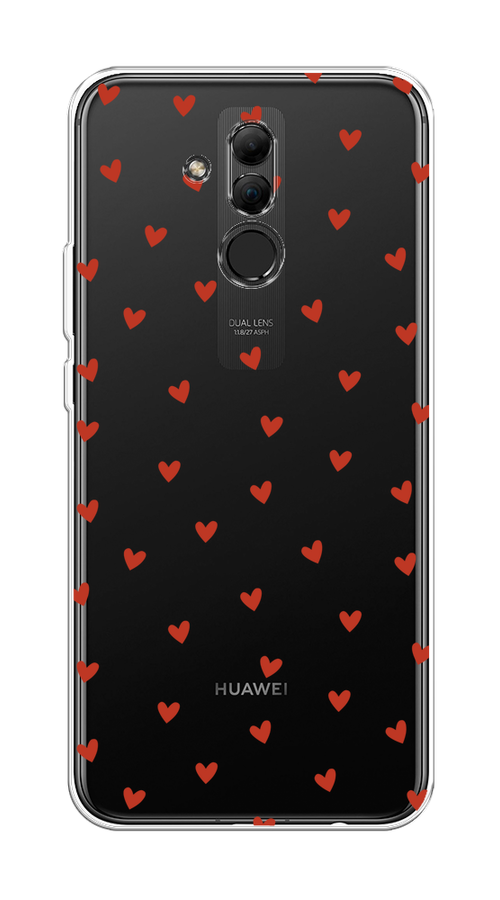 

Чехол на Huawei Mate 20 Lite "Red hearts", 66650-1