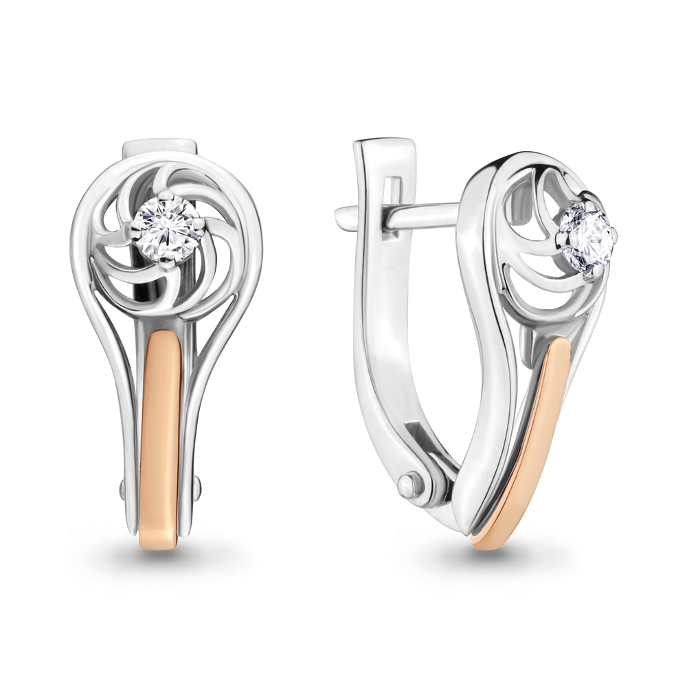 

Серьги из красного золота с бриллиантом Aquamarine Aquamarine 942191к_585_кз, 942191к_585_кз