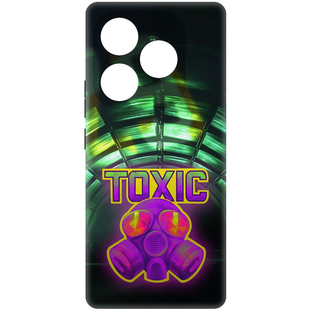 

Чехол-накладка Soft Case Cтандофф 2 (Standoff 2) - Стикер Toxic для Itel S23+ черный