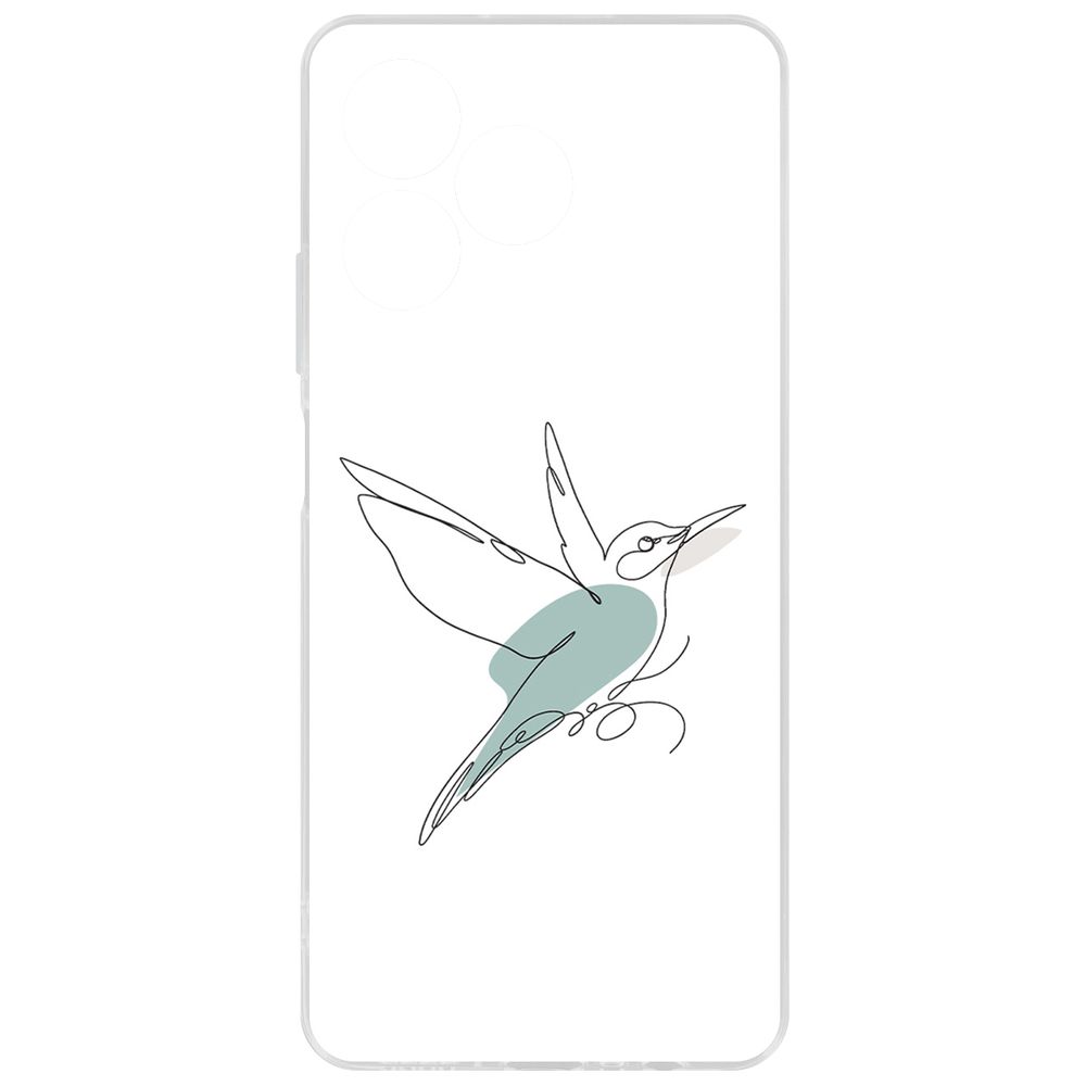 

Чехол-накладка Krutoff Clear Case Легкость для Realme Note 50, Прозрачный