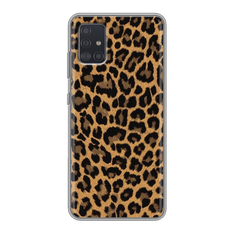 фото Дизайнерский силиконовый чехол для samsung galaxy a51 леопард узор 100gadgets