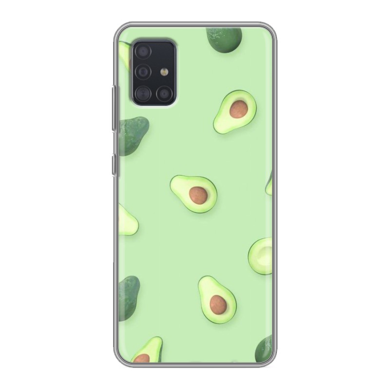 фото Дизайнерский силиконовый чехол для samsung galaxy a51 веселое авокадо 100gadgets