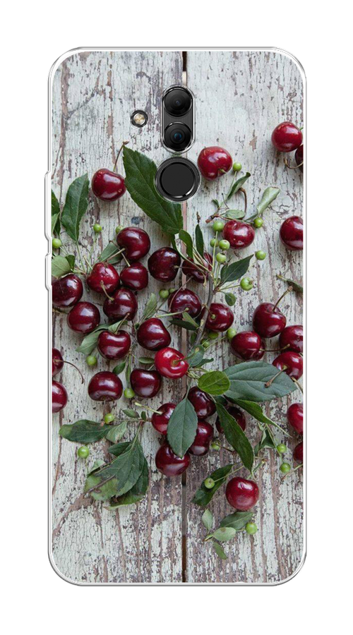 

Чехол на Huawei Mate 20 Lite "Вишня", Бордовый;зеленый;серый, 66650-1