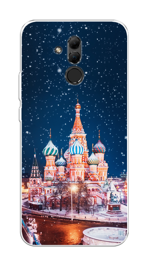 

Чехол на Huawei Mate 20 Lite "Москва 1", Коричневый;синий;белый, 66650-1