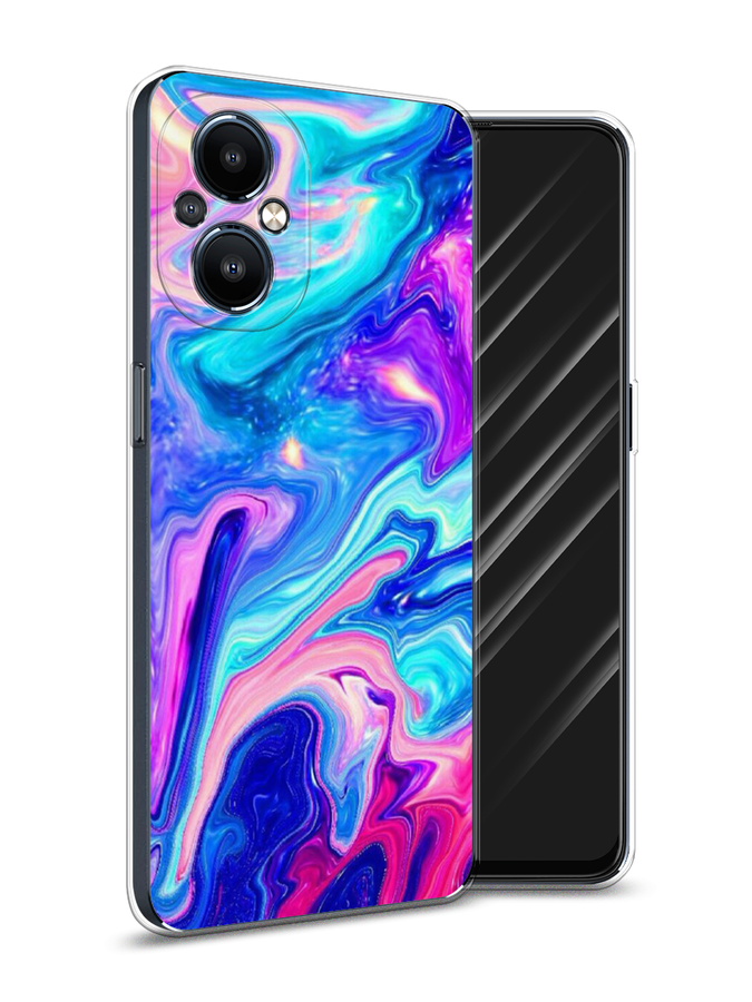 

Чехол Awog на OnePlus Nord N20 5G / ВанПлас Норд N20 5G "Потеки краски", Разноцветный, 152550-10