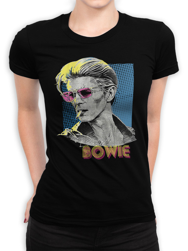 

Футболка женская Dream Shirts Боуи David черная 2XL, Боуи David