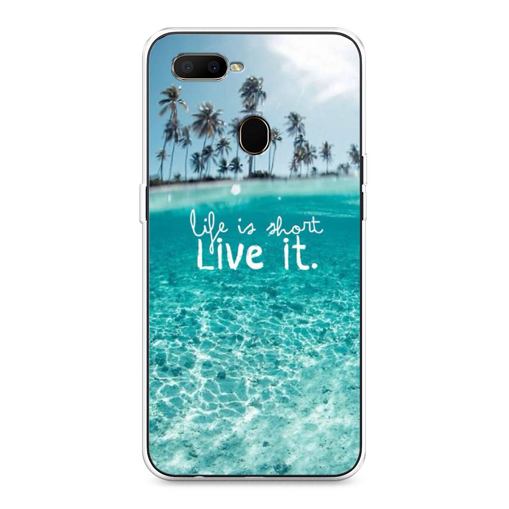 

Чехол Awog на Oppo A5s "Live it", Разноцветный, 252350-7