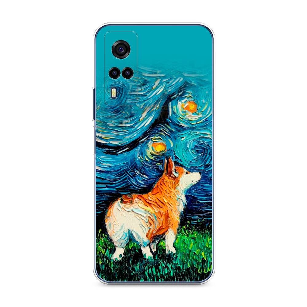 

Чехол для Vivo Y53s 4G "Корги звёздная ночь", Коричневый;белый;зеленый, 264950-1