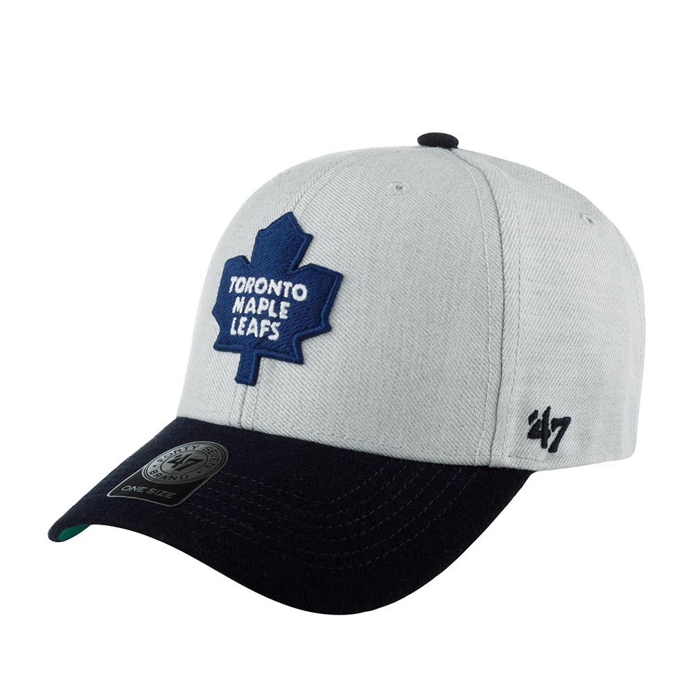 Бейсболка унисекс 47 BRAND H-MUNSN18WHS-GY Toronto Maple Leafs NHL серая / синяя, one size