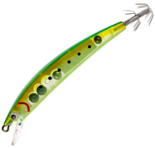 Кальмарный воблер Higashi Pelagic 19g 10 Green Iwashi 1540₽