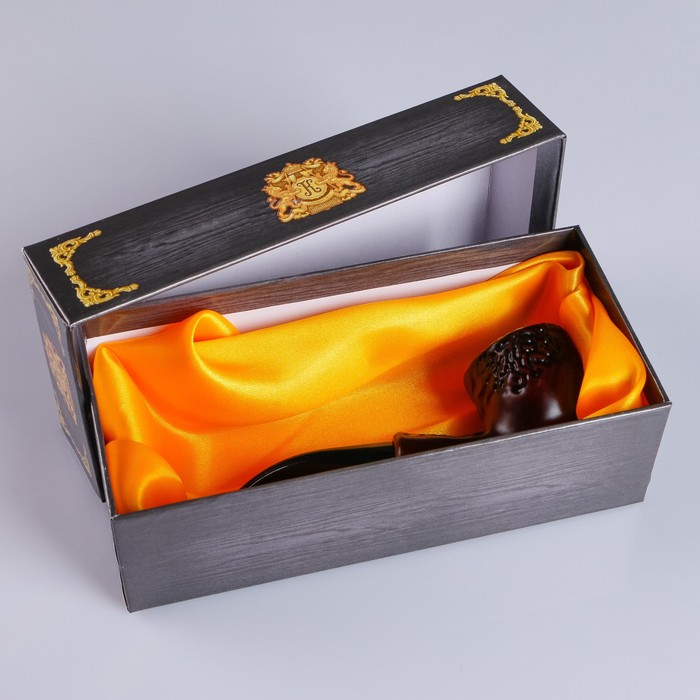 Трубка Командор классическая, расширенный раструб с выжиганием, 16х5 см