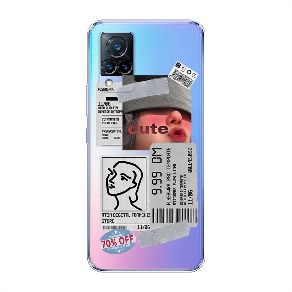 фото Чехол на vivo v21 "cute girl collage" case place