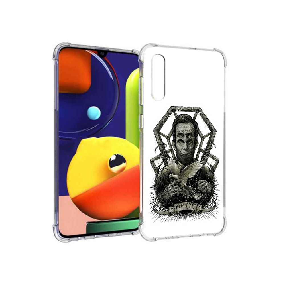 

Чехол MyPads Tocco для Samsung Galaxy A70 франклин абстракция (PT128584.546.662), Прозрачный, Tocco