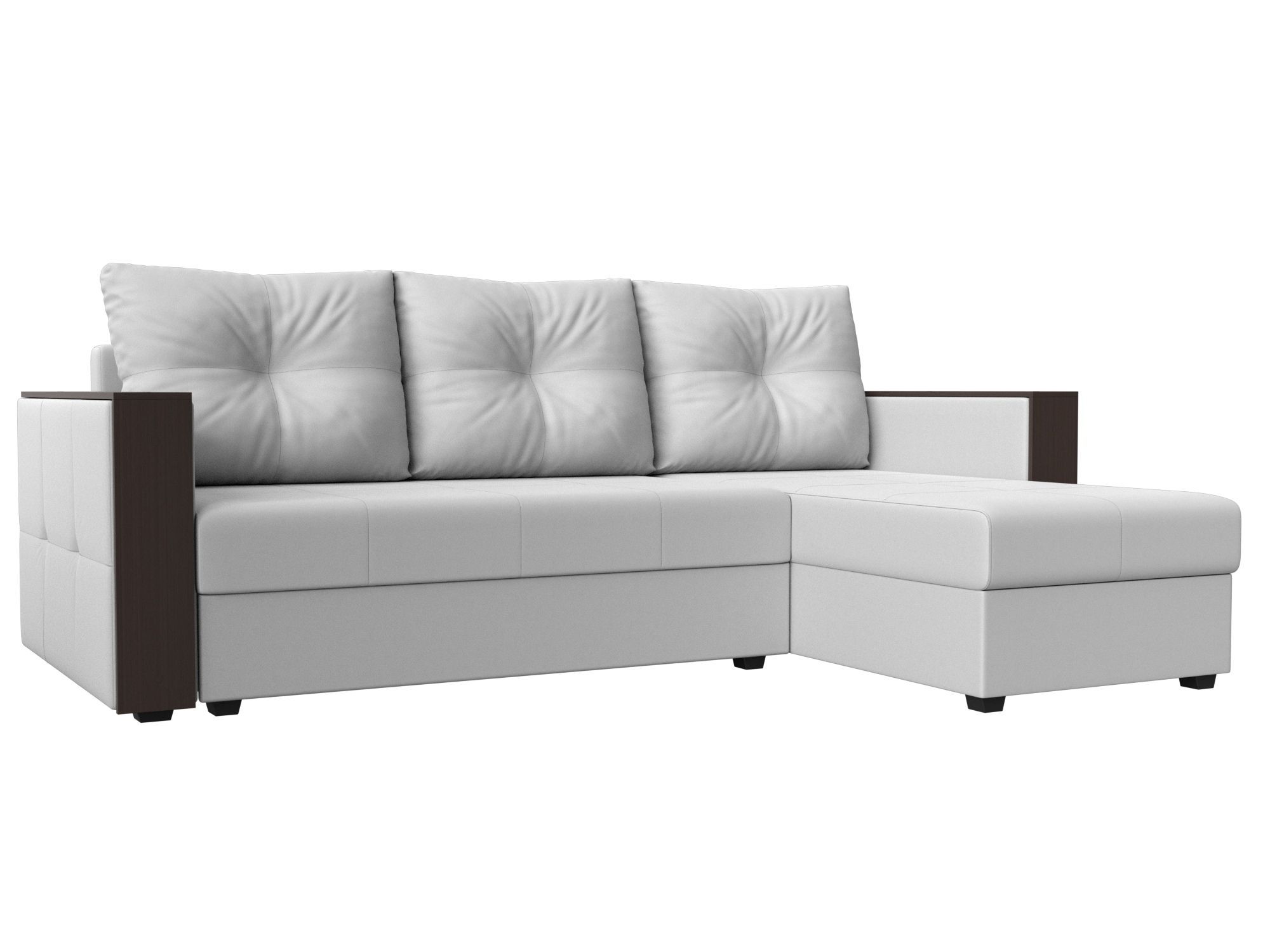 

Угловой диван Лига Диванов Валенсия Лайт правый угол 230х140х85 см, белый, Угловой диван Валенсия Лайт правый угол