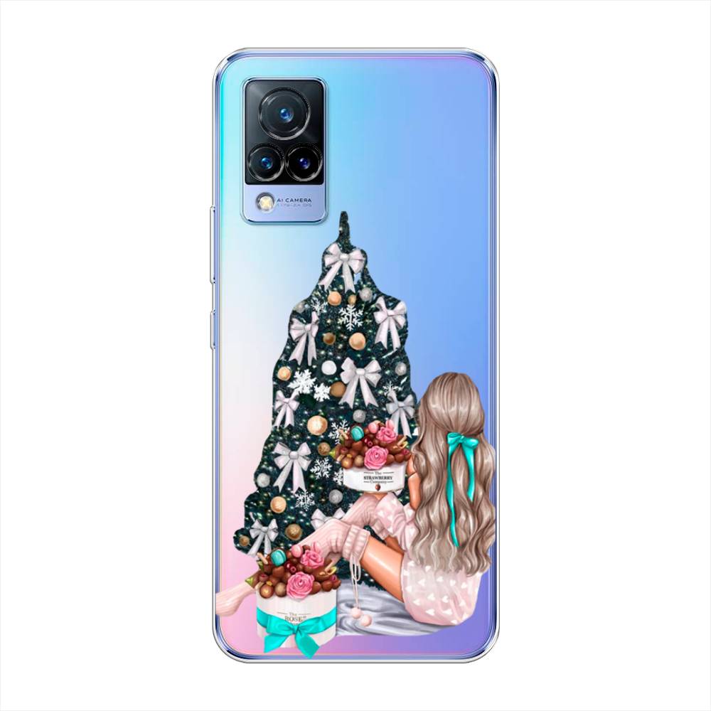 

Чехол на Vivo V21 "New Year", Зеленый;бежевый;голубой, 264350-5