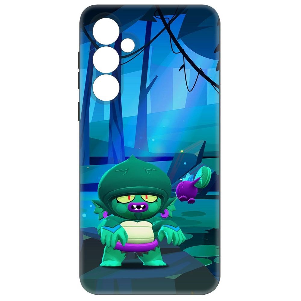 

Чехол-накладка Soft Case Brawl Stars - Болотный Джин для Samsung Galaxy S23 FE черный