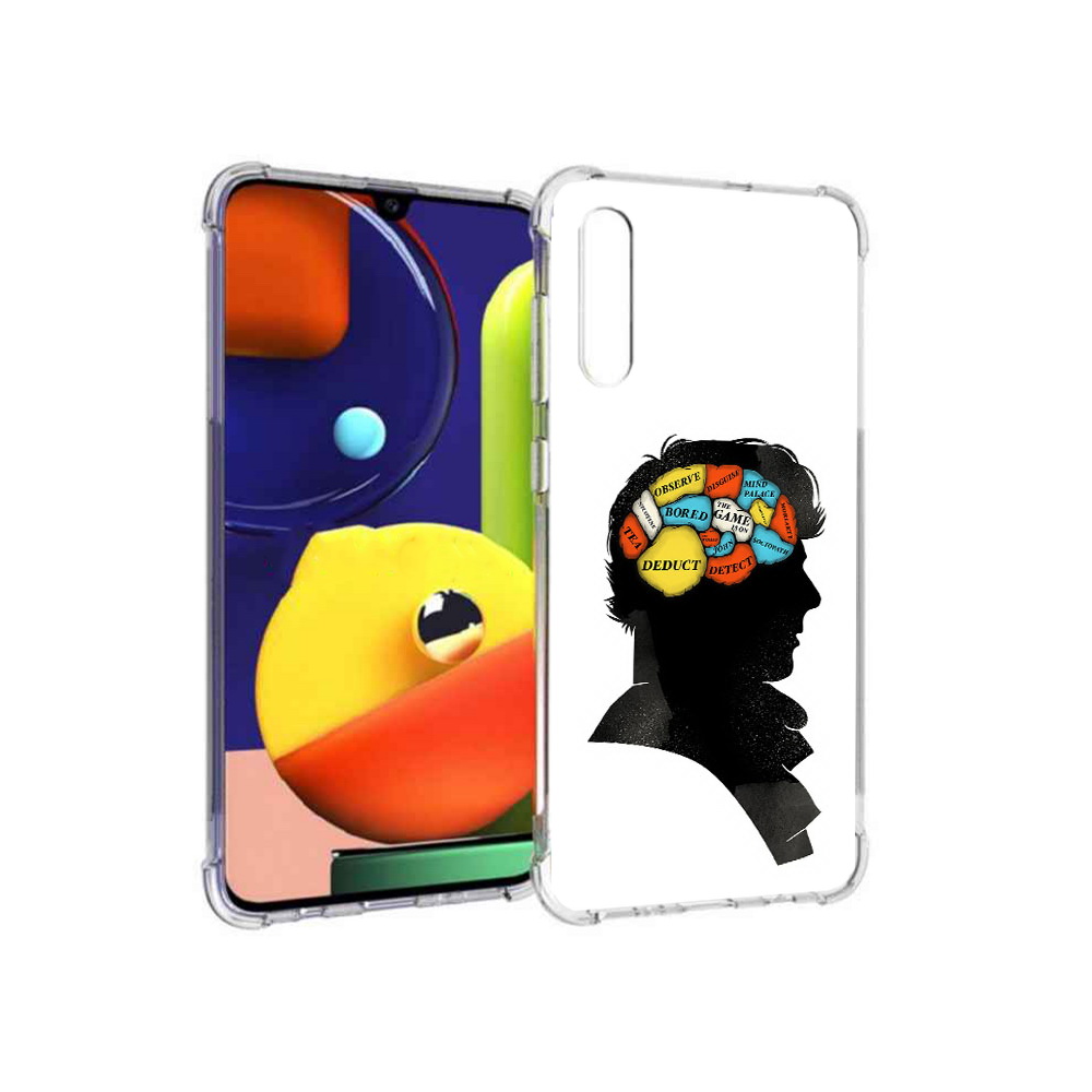 

Чехол MyPads Tocco для Samsung Galaxy A70 темный рисунок (PT128584.546.640), Прозрачный, Tocco
