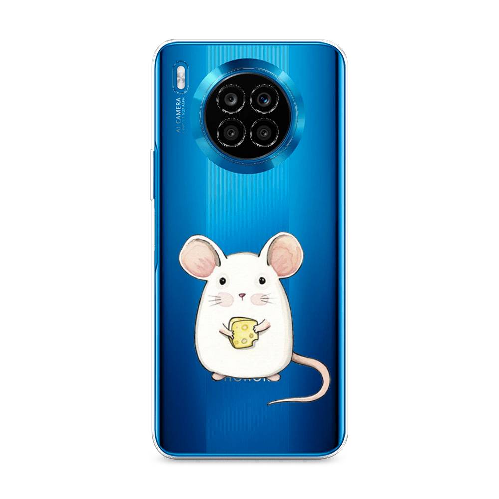 

Чехол Awog на Honor 50 Lite "Мышка", Белый;розовый;прозрачный, 6106450-1