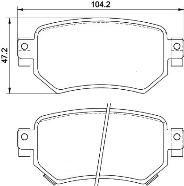 

Тормозные колодки brembo p49059