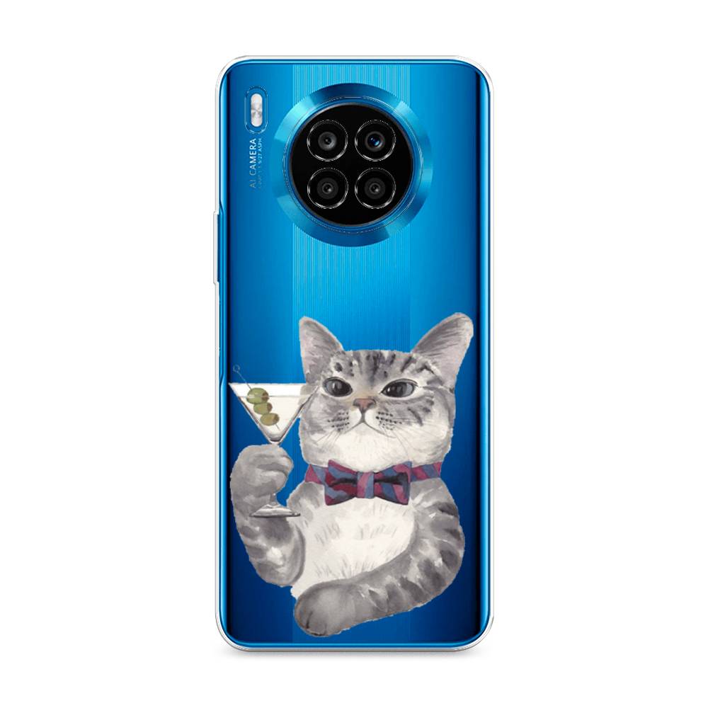 

Чехол Awog "Кот джентльмен" для Honor 50 Lite