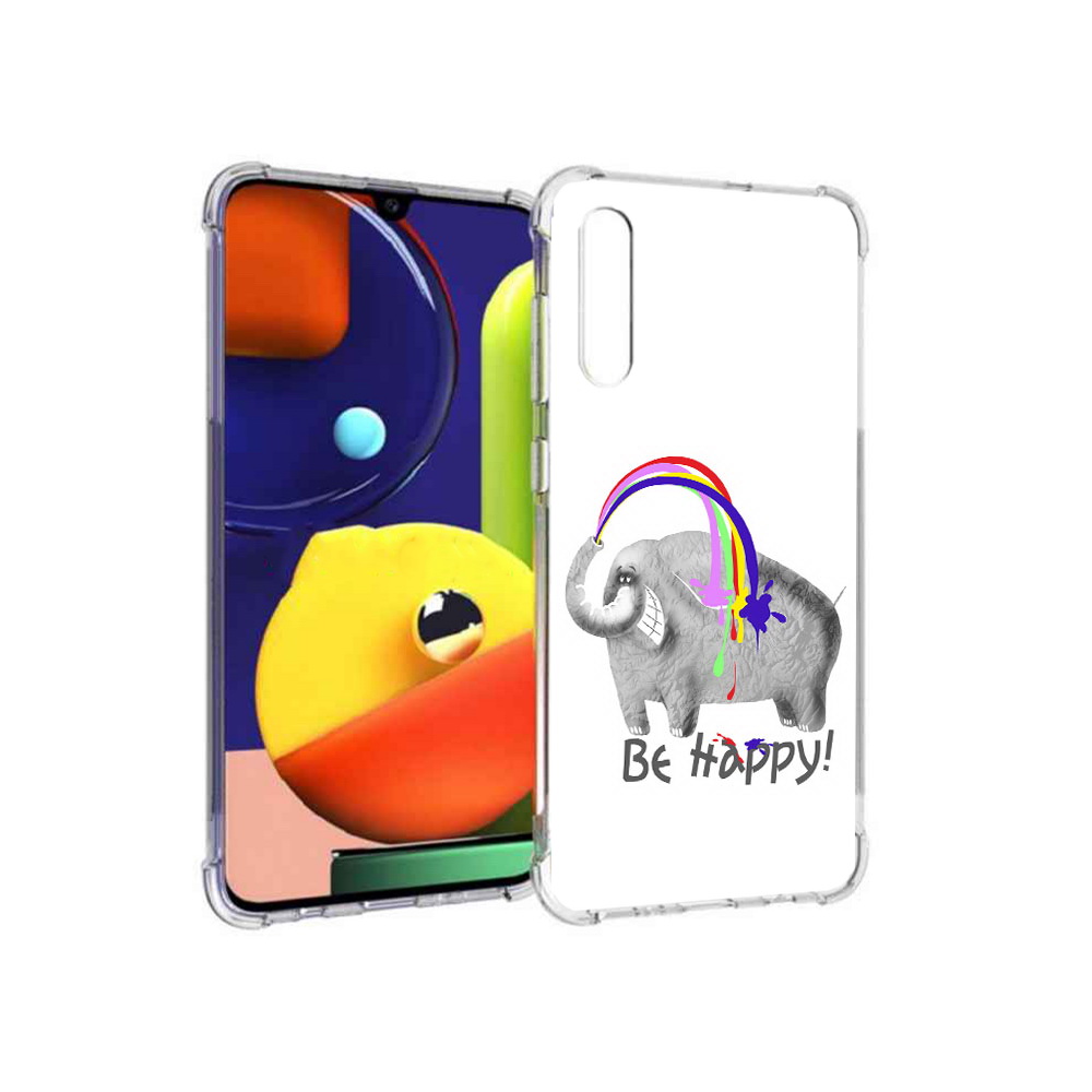 Чехол MyPads Tocco для Samsung Galaxy A70 счастливый слон (PT128584.546.632)